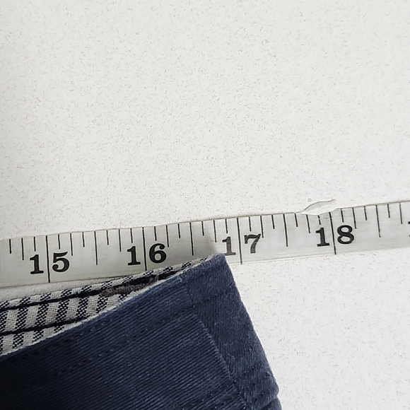 Natural Reflections twill shorts navy 12 - Picture 8 of 8